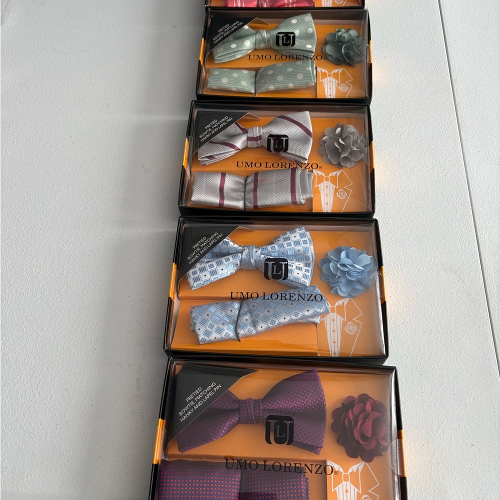 Umo Lorenzo Men's Bow Tie Collection - Lot of 5 - NWOT